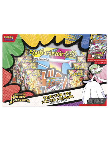 Heroes Ascendentes Premium Poster Coleccion Gardevoir Pokemon TCG