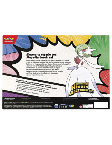 Heroes Ascendentes Premium Poster Coleccion Gardevoir Pokemon TCG