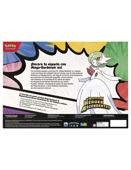 Heroes Ascendentes Premium Poster Coleccion Gardevoir Pokemon TCG