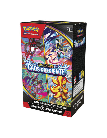 Booster Bundle 6 Sobres ETB Caos Creciente – Stock Limitado Oficial