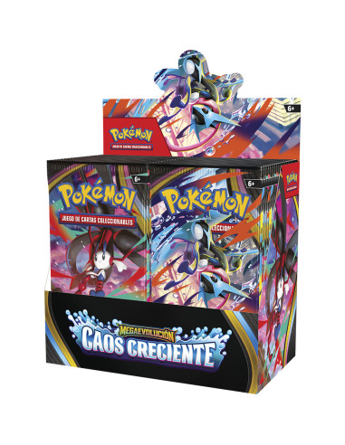 Booster Box 36 Sobres ETB Caos Creciente – Stock Limitado Oficial