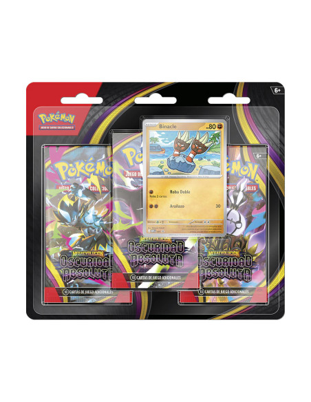 Blíster 3 Sobres Oscuridad Absoluta Pokémon | Oficial precios competitivos envios 72 horas dias habiles