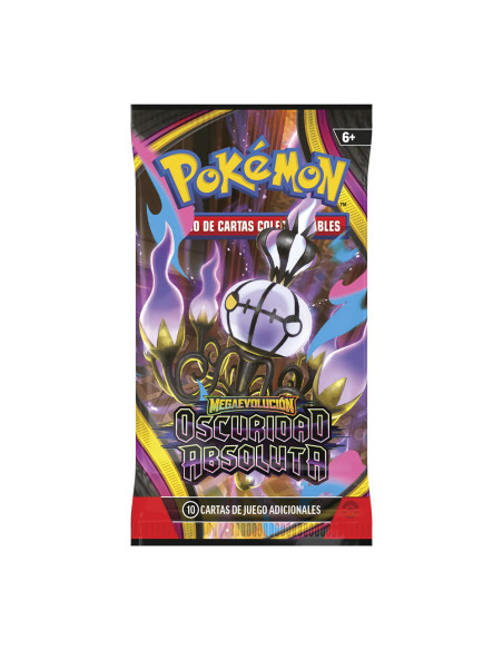Blíster 3 Sobres Oscuridad Absoluta Pokémon | Oficial precios competitivos envios 72 horas dias habiles