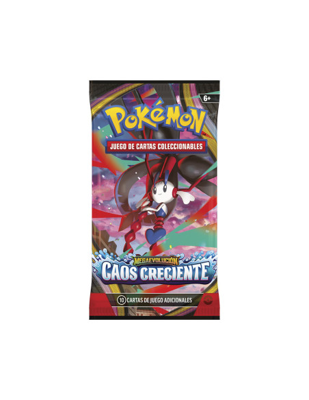 Comprar Blíster 3 Sobres Caos Creciente Pokémon | Envío 24h