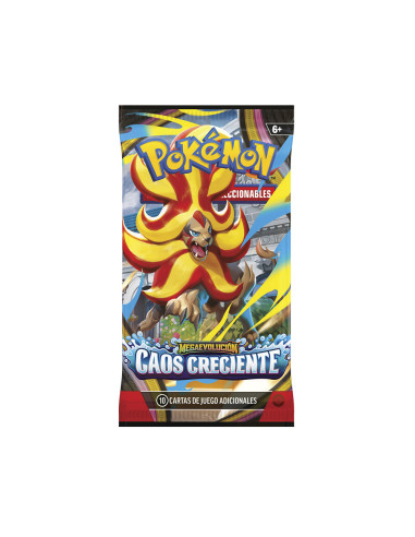 Comprar Blíster 3 Sobres Caos Creciente Pokémon | Envío 24h
