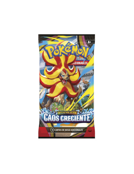Comprar Blíster 3 Sobres Caos Creciente Pokémon | Envío 24h