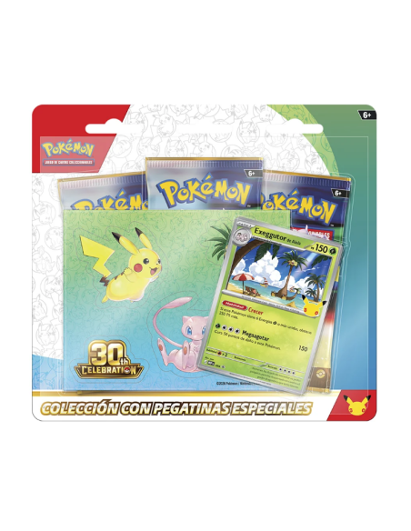 Exeggutor de Alola 30.º Aniversario – 3 Sobres Pokémon TCG