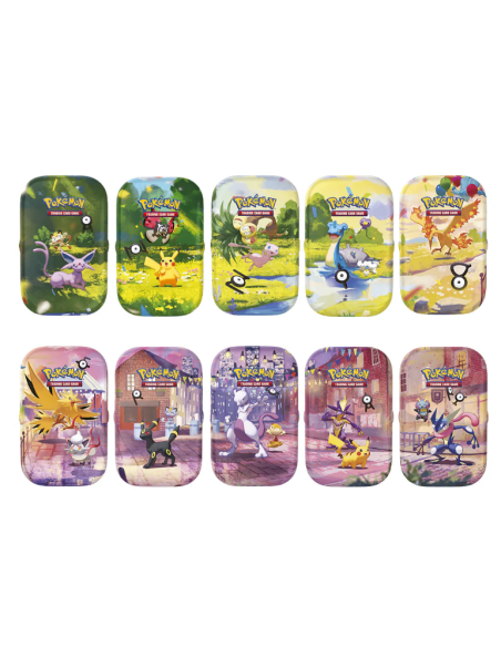 10 Mini Tins Pokémon 30.º Aniversario | Colección Completa