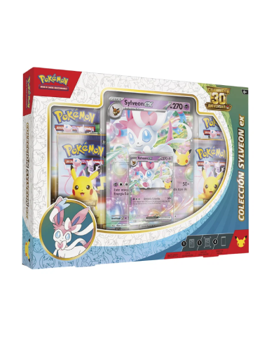 Pokémon Sylveon ex 30.º Aniversario | Caja Española