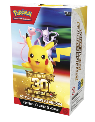 Pokémon TCG Booster Bundle 30.º Aniversario | 6 Sobres