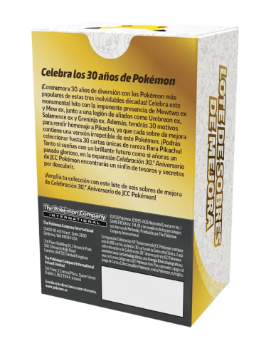 Pokémon TCG Booster Bundle 30.º Aniversario | 6 Sobres
