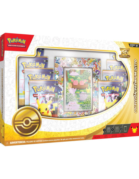 Pokémon TCG Caja Premium Ditto 30.º Aniversario | 8 Sobres