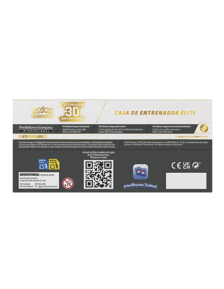 Pokémon TCG Elite Trainer Box Celebración 30.º Aniversario