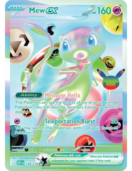 Pokémon 30.º Aniversario UPC Espeon ex Español | MythocardTCG