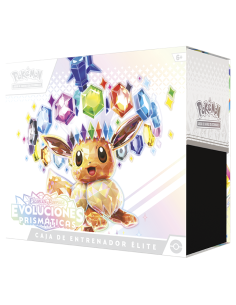 ETB Élite Trainer Box Escarlata y Púrpura Evoluciones Prismáticas – Pokémon TCG