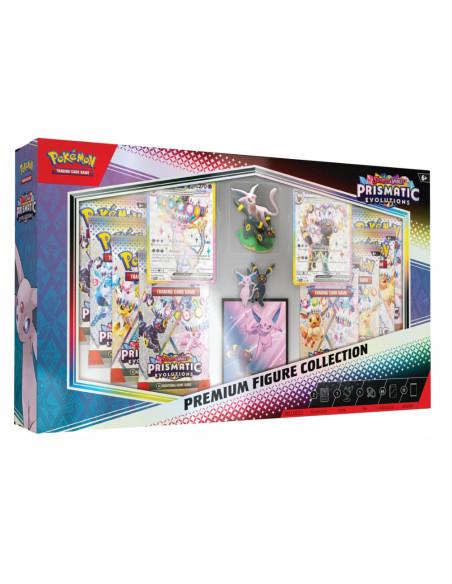 Premium Figura Eevee Collection Evoluciones Prismáticas – Pokémon TCG