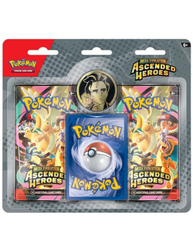 Blíster de 2 sobres Héroes Ascendentes Mega Evoluciones – Pokémon TCG