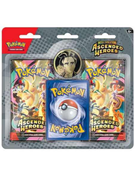 Blíster de 2 sobres Héroes Ascendentes Mega Evoluciones – Pokémon TCG