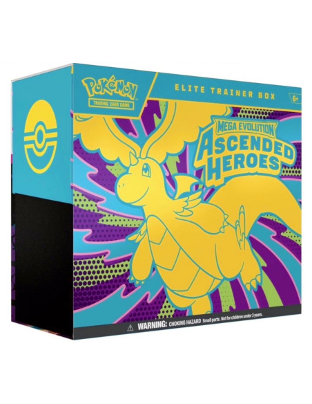 ETB Élite Trainer Box Mega Evoluciones Héroes Ascendentes – Pokémon TCG